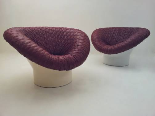 Pair Lennart Bender vintage Poltrona armchairs, reupholstered, 1970`s ca, Swedish